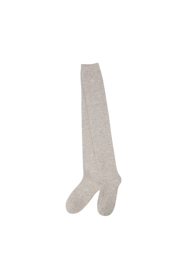 ELORD - 양말 - WOOL KNEE SOCKS(Ivory)