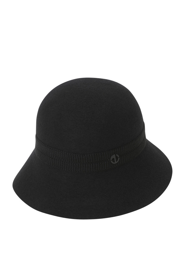 ELORD - 모자 - WOMEN FELT BUCKET HAT(Black)