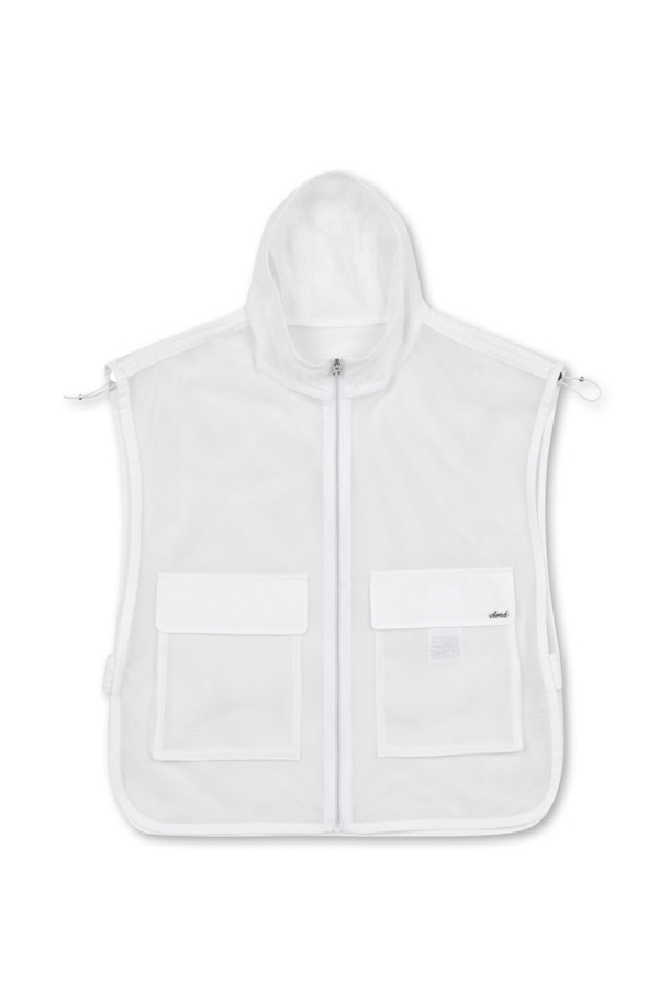 ELORD - 베스트 - [ONLINE EXCLUSIVE] Elysee Edit3. MESH HOODIE BIB(White)