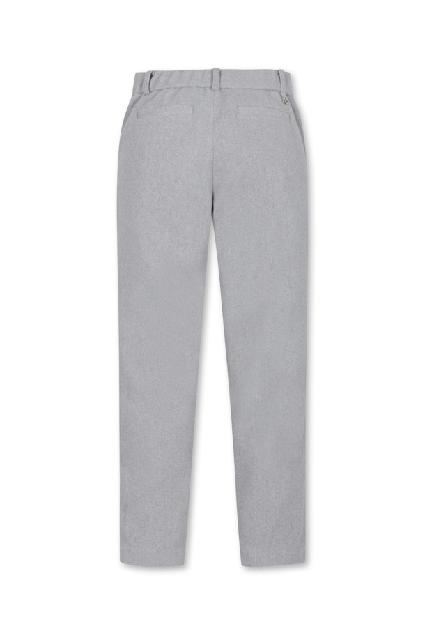 ELORD - 롱팬츠 - WOOL TOUCH STANDARD FIT PANTS(Melange Grey)