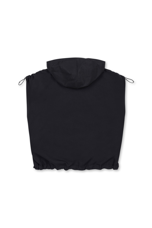 ELORD - 베스트 - COZY AIR HOODIE VEST(Black)