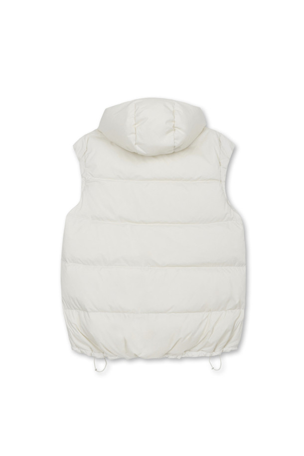 ELORD - 베스트 - PETIT HOODIE MID LENGTH SWING DOWN VEST