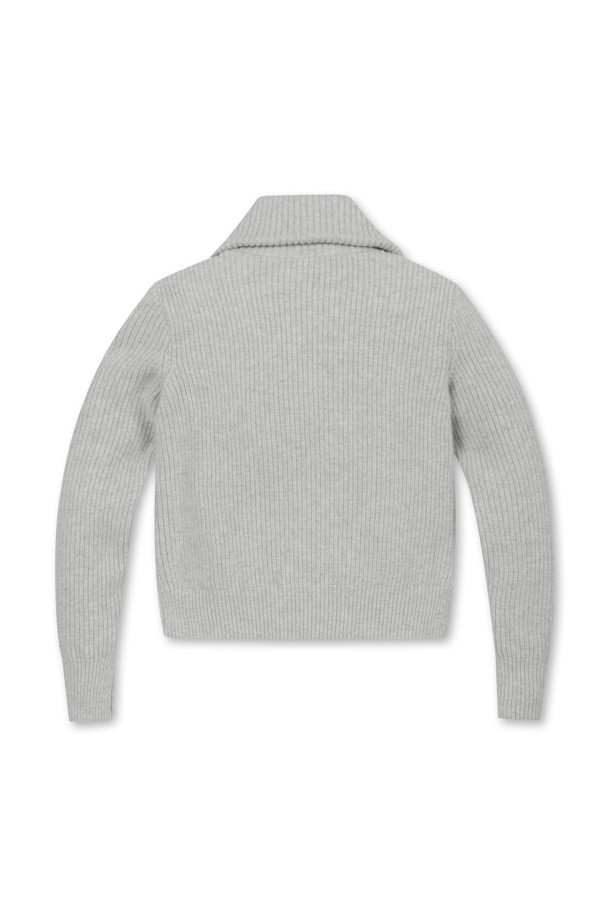 ELORD - 니트 - HYBRID SWEATER DOWN JUMPER(Melange Ivory)