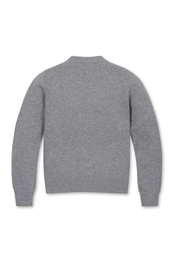 ELORD - 니트 - JEWEL VOLUME FIT SWEATER(Silver)