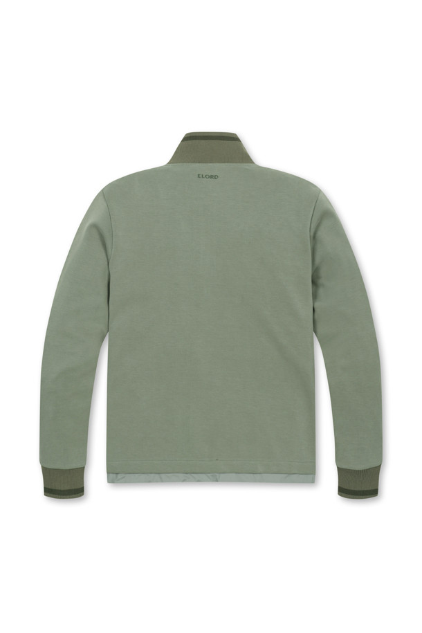 ELORD - 긴팔티셔츠 - COZY AIR HALF ZIP SHIRTS(Khaki)