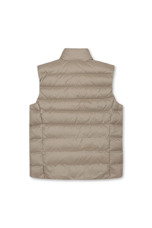 ELORD - 베스트 - GLOSSY LIGHTWEIGHT DOWN VEST(Beige)