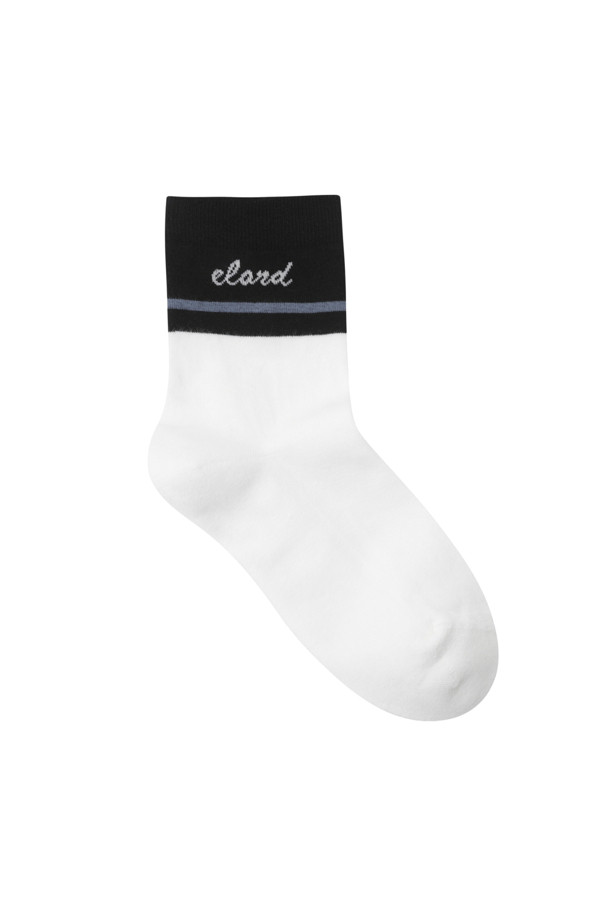 ELORD - 양말 - WOMEN MID LENGTH SOCKS(Silver)