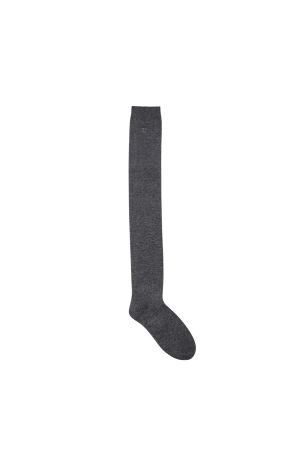 ELORD - 양말 - WOOL KNEE SOCKS(Grey)