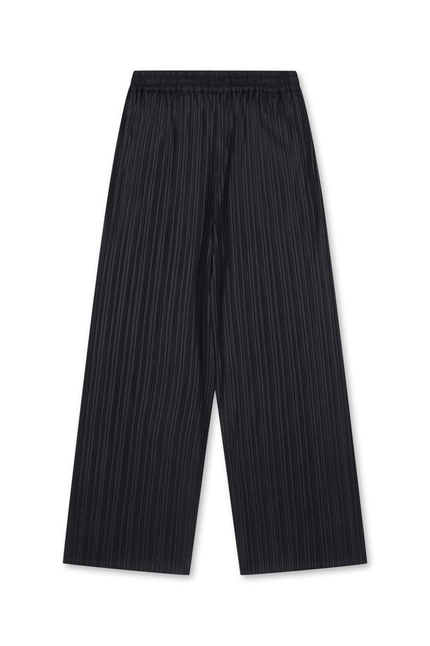 ELORD - 롱팬츠 - [ONLINE EXCLUSIVE] Elysee Edit3.PLEATS PANTS(Black)