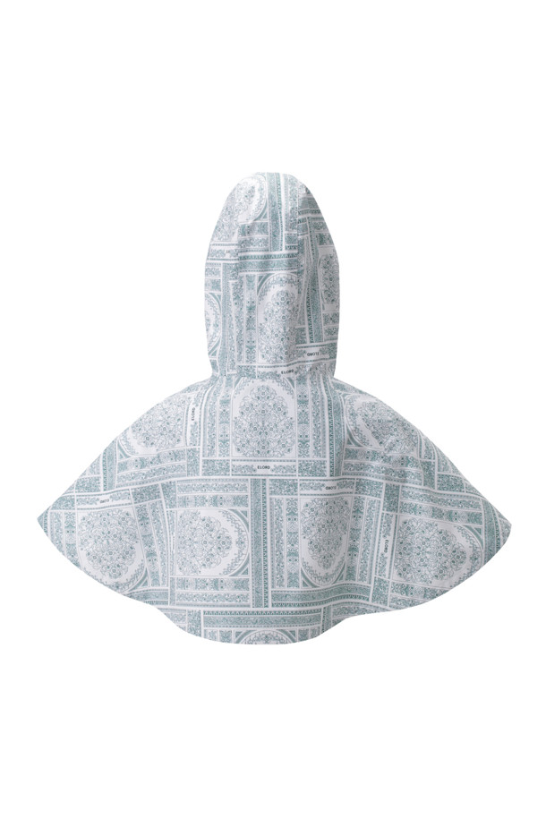 ELORD - 기타소품 - [ONLINE EXCLUSIVE] Elysee Edit2.PATTERN RAIN PANCHO(Grey)