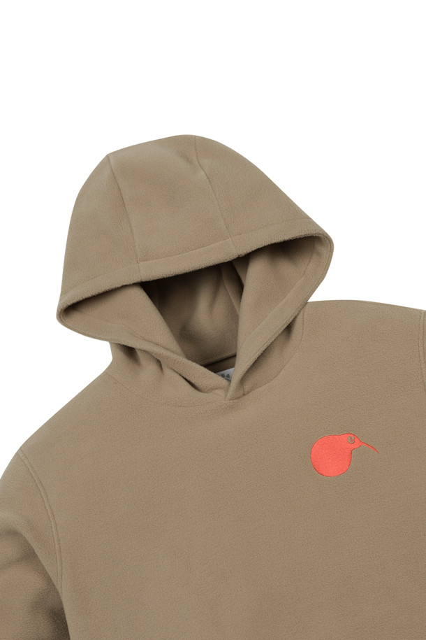 ELORD - 긴팔티셔츠 - P&C UNI KIWI HOODIE(Beige)