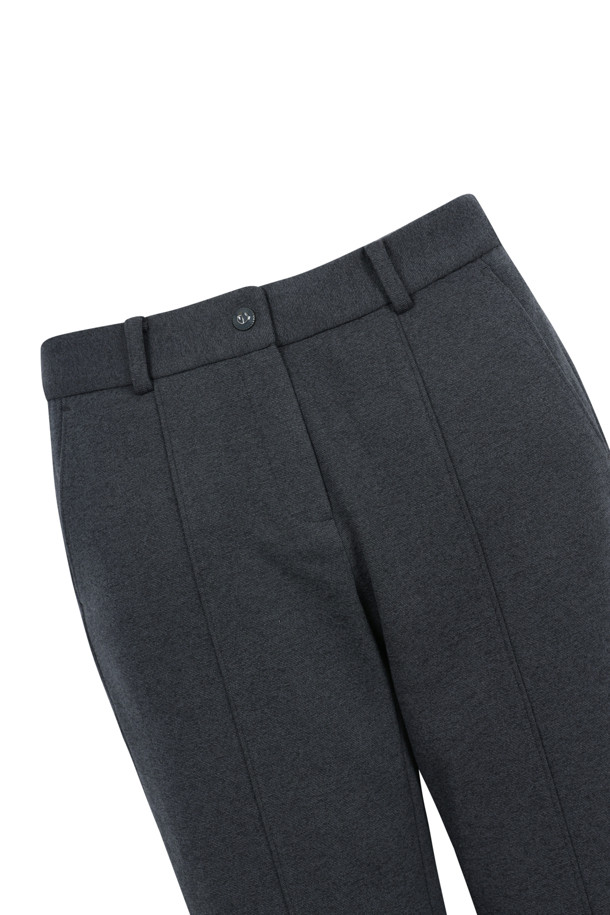 ELORD - 롱팬츠 - COMFORT SEMI BOOTSCUT PANTS(Charcoal)