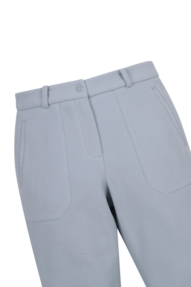 ELORD - 롱팬츠 - WOOL TOUCH STANDARD FIT PANTS(Sky Blue)