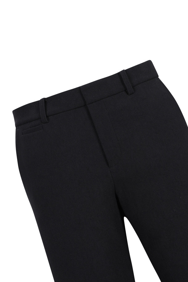 ELORD - 롱팬츠 - VERTICAL WARM TRICOT PANTS(Black)