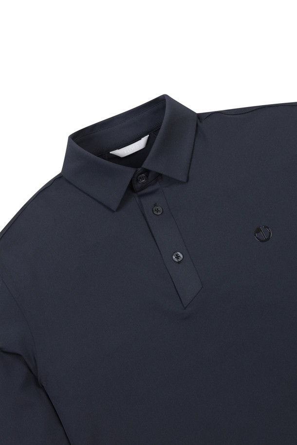 ELORD - 긴팔티셔츠 - STRETCH BASIC POLO SHIRTS(Black)