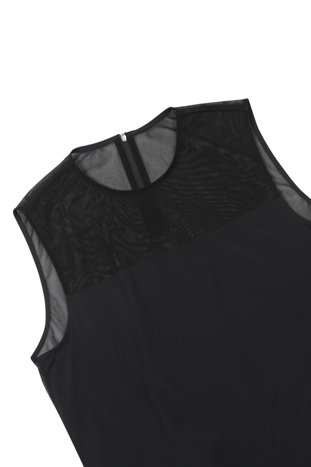 ELORD - 베스트 - [ONLINE EXCLUSIVE] GX ESSENTIAL W MESH MIX VEST(Black)