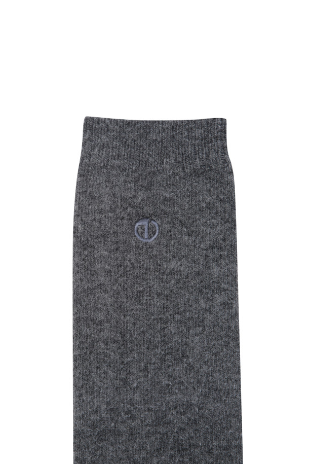 ELORD - 양말 - WOOL KNEE SOCKS(Grey)