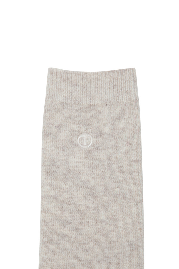 ELORD - 양말 - WOOL KNEE SOCKS(Ivory)