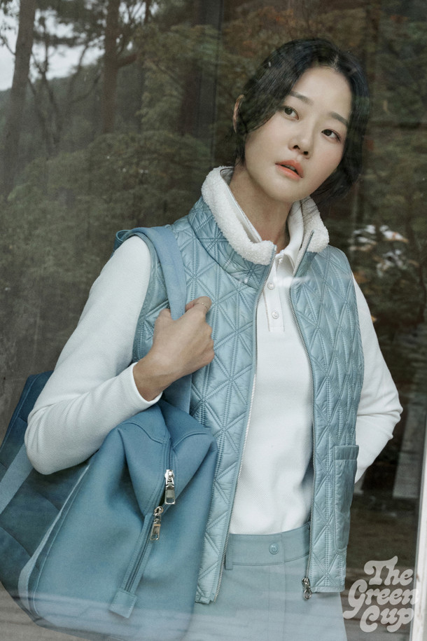 ELORD - 베스트 - [ONLINE EXCLUSIVE] Elysee Edit5. PADDING BIB VEST(Blue)