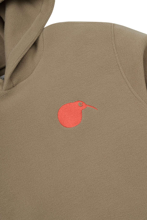 ELORD - 긴팔티셔츠 - P&C UNI KIWI HOODIE(Beige)