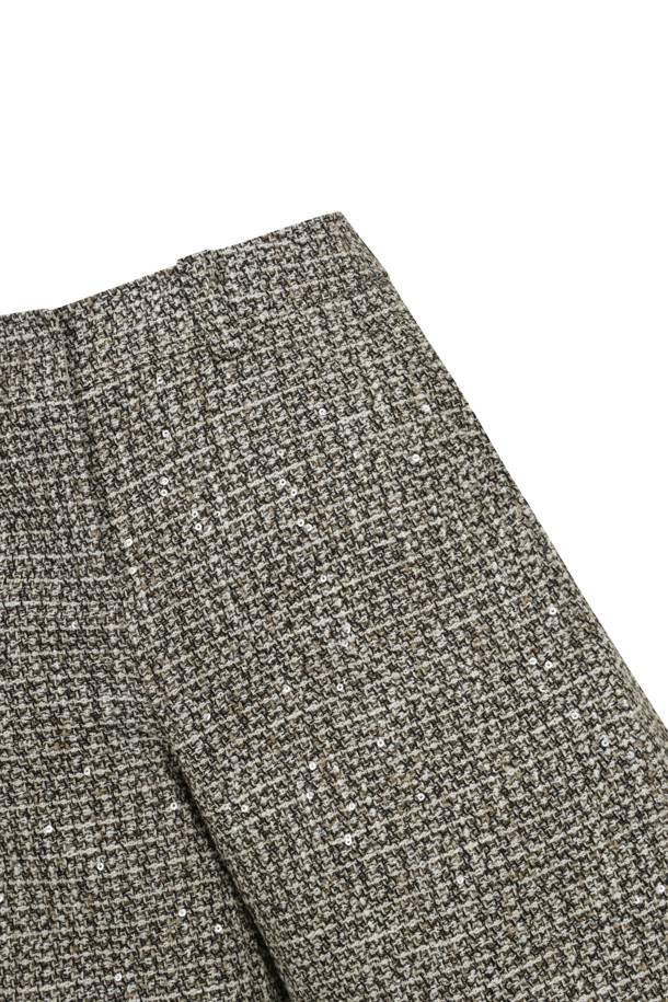 ELORD - 하프팬츠 - SPANGLE TWEED HALF PANTS