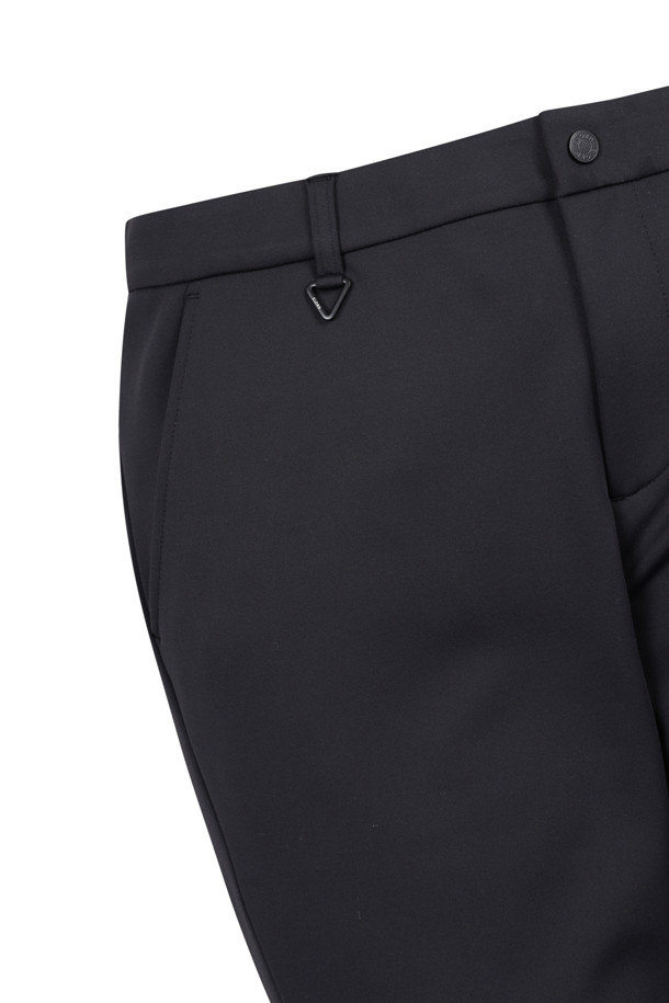 ELORD - 롱팬츠 - WARM HIGH TENSION STANDARD FIT PANTS(Black)