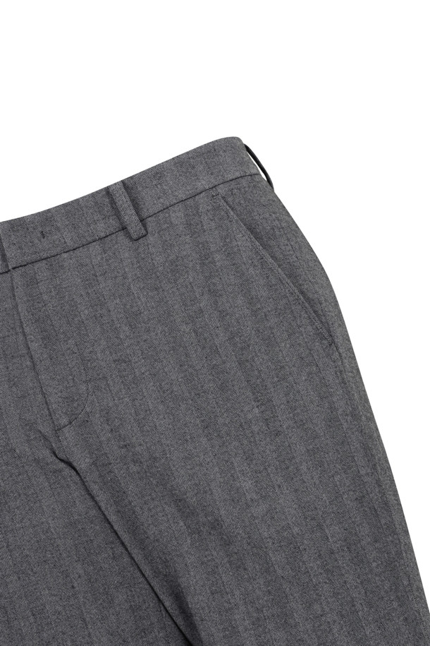 ELORD - 롱팬츠 - WARM SOFT TOUCH PATTERN PANTS(Charcoal)