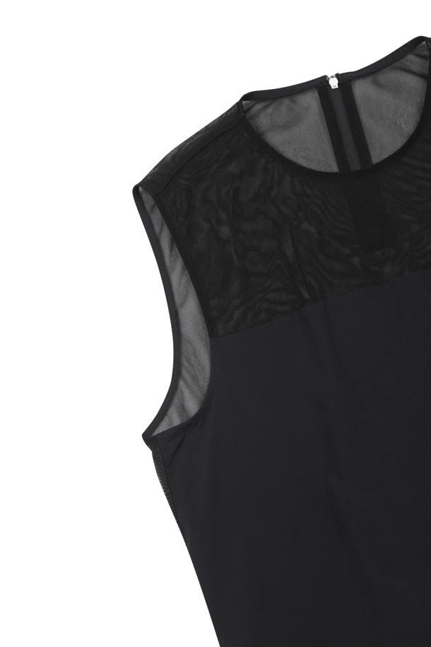 ELORD - 베스트 - [ONLINE EXCLUSIVE] GX ESSENTIAL W MESH MIX VEST(Black)