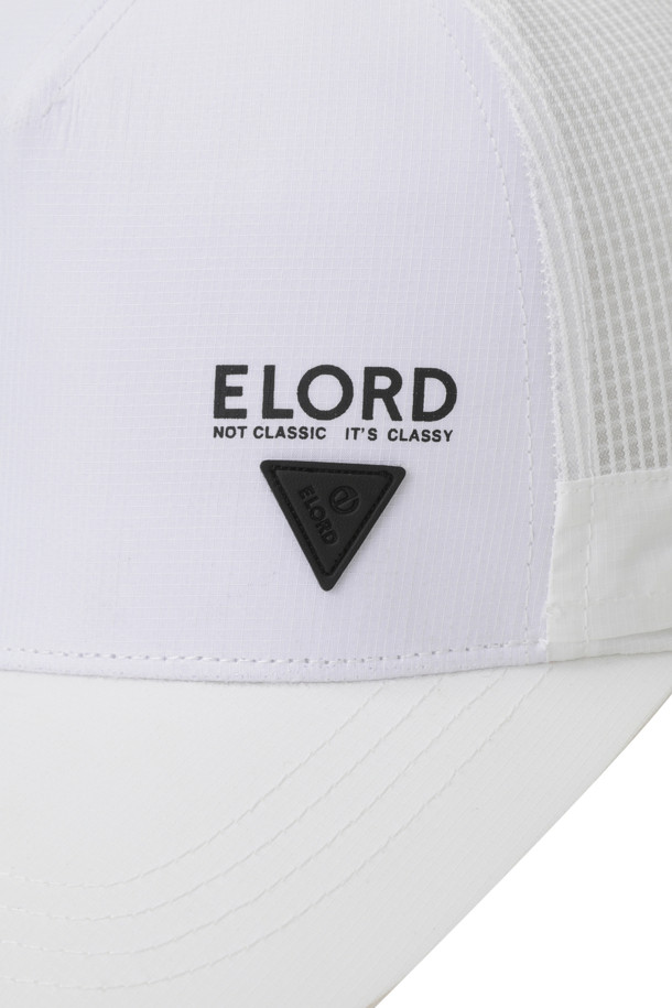 ELORD - 모자 - UNISEX MESH CAP(White)