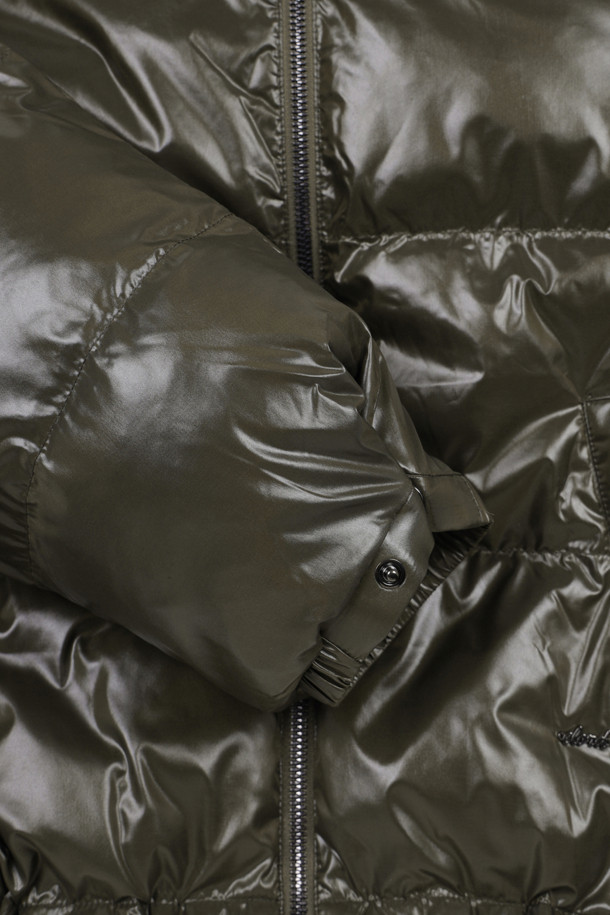 ELORD - 다운/패딩 - [ONLINE EXCLUSIVE] Elysee Edit6. GLOSSY PADDING(Khaki)