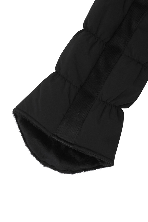 ELORD - 기타소품 - [ONLINE EXCLUSIVE] Elysee Edit6. QUILTED LEG WARMER(Black)