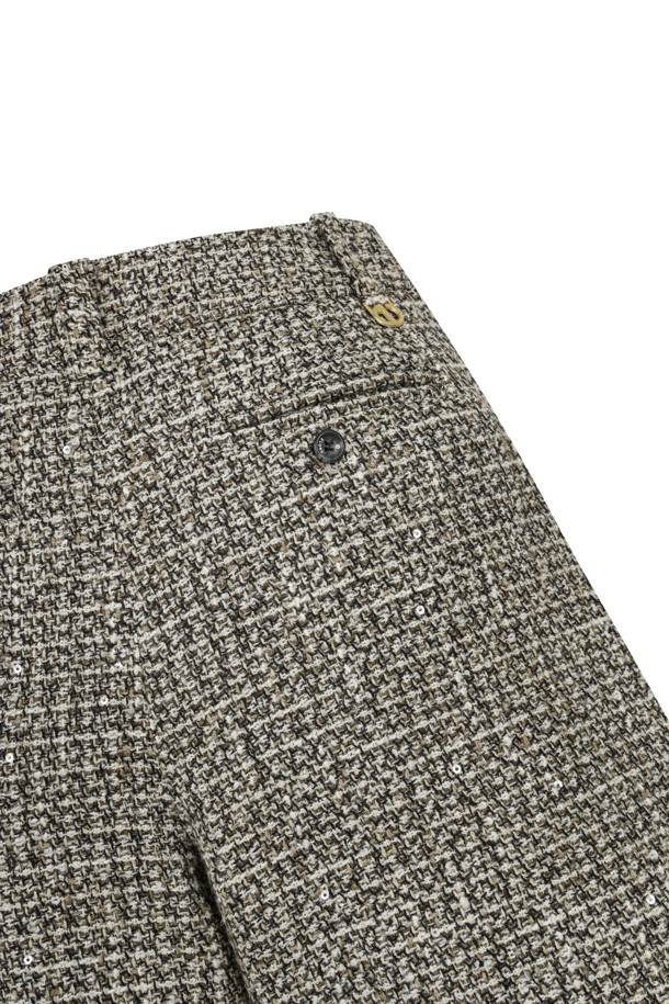 ELORD - 하프팬츠 - SPANGLE TWEED HALF PANTS