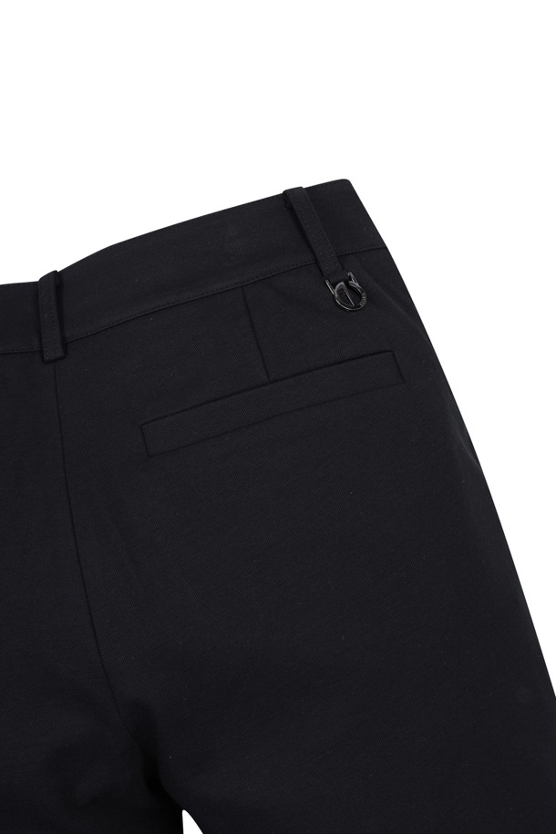 ELORD - 롱팬츠 - COTTON TOUCH WIDE BOOTSCUT PANTS(Black)