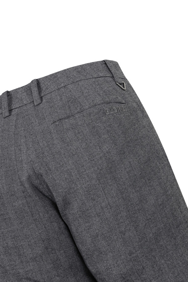 ELORD - 롱팬츠 - WARM SOFT TOUCH PATTERN PANTS(Charcoal)