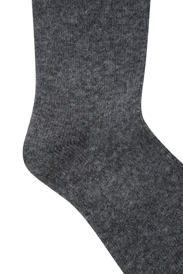 ELORD - 양말 - WOOL KNEE SOCKS(Grey)