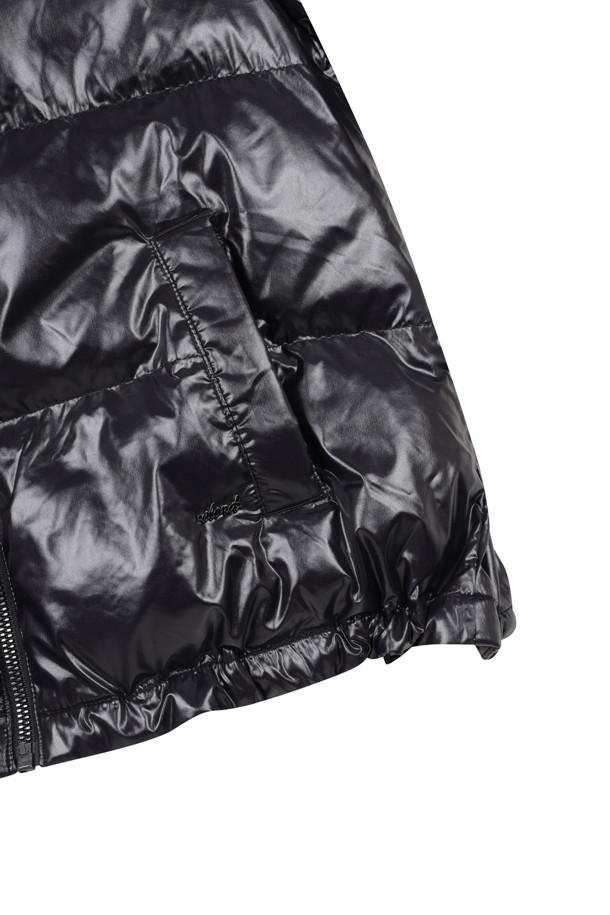 ELORD - 점퍼 - [ONLINE EXCLUSIVE] Elysee Edit6. GLOSSY PADDING(Black)