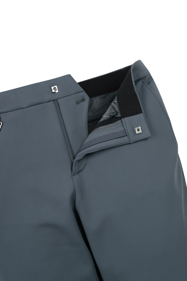 ELORD - 롱팬츠 - WARM HIGH TENSION STANDARD FIT PANTS(Charcoal)