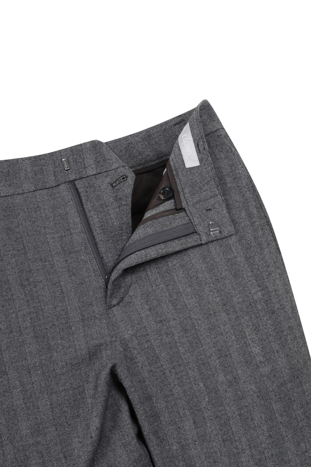 ELORD - 롱팬츠 - WARM SOFT TOUCH PATTERN PANTS(Charcoal)