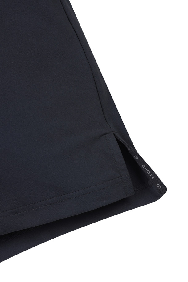 ELORD - 긴팔티셔츠 - STRETCH BASIC POLO SHIRTS(Black)