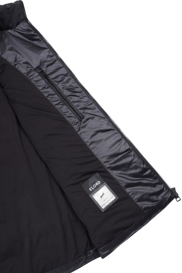 ELORD - 베스트 - GLOSSY LIGHTWEIGHT DOWN VEST(Black)