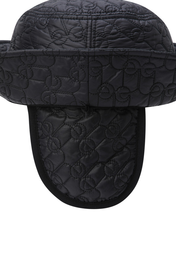 ELORD - 모자 - WOMEN QUILTED BUCKET HAT(Black)