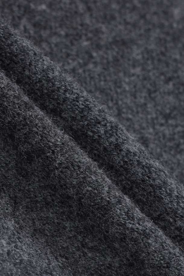 ELORD - 니트 - BOUCLE HYBRID WINDPROOF SWEATER JUMPER(Charcoal Grey)