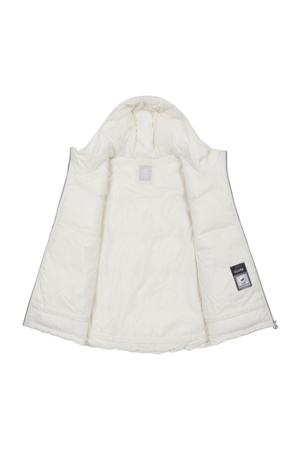 ELORD - 베스트 - PETIT HOODIE MID LENGTH SWING DOWN VEST