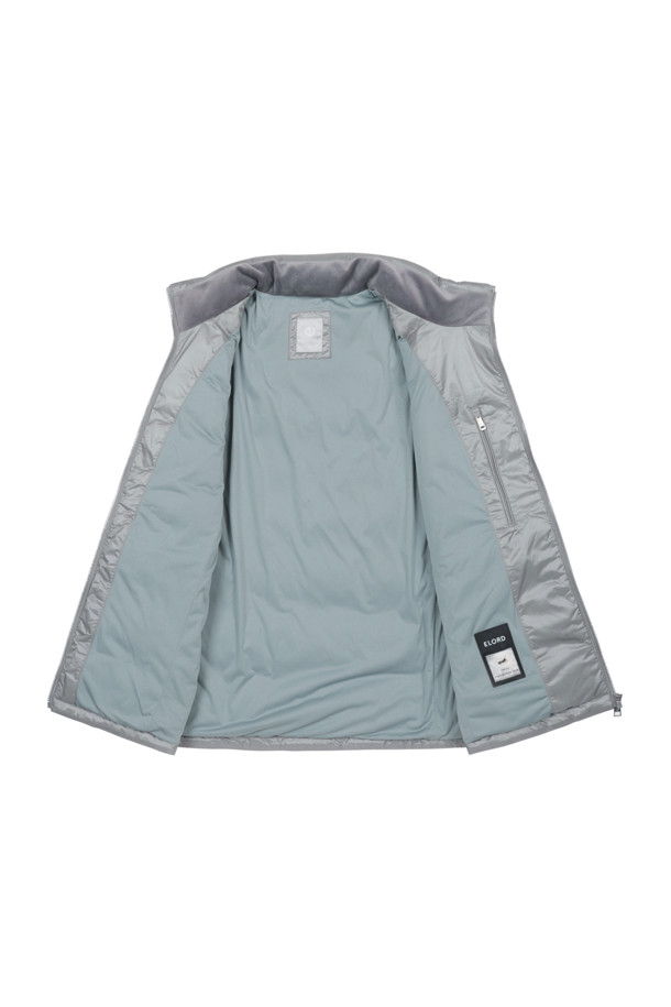 ELORD - 점퍼 - GLOSSY LIGHTWEIGHT DOWN JUMPER (Light Grey)