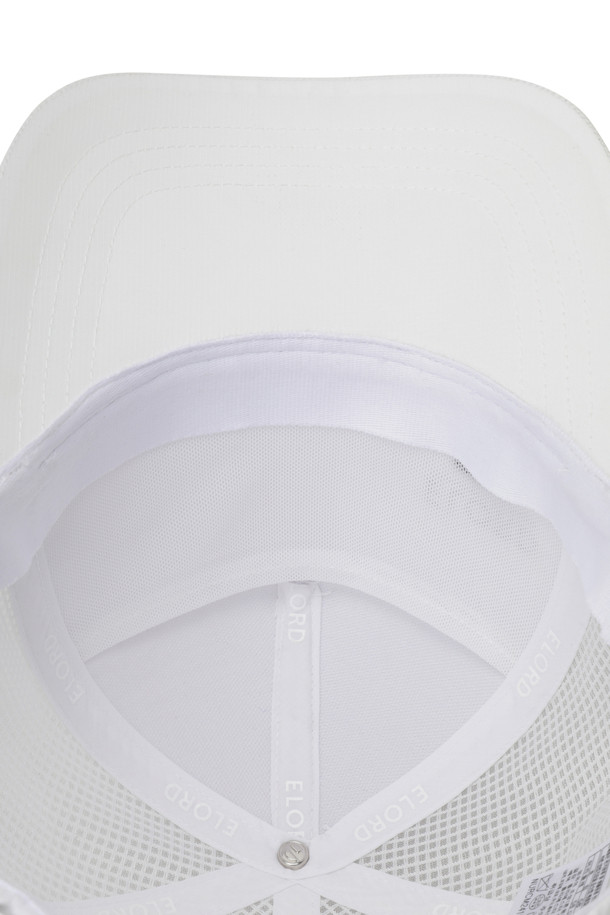 ELORD - 모자 - UNISEX MESH CAP(White)