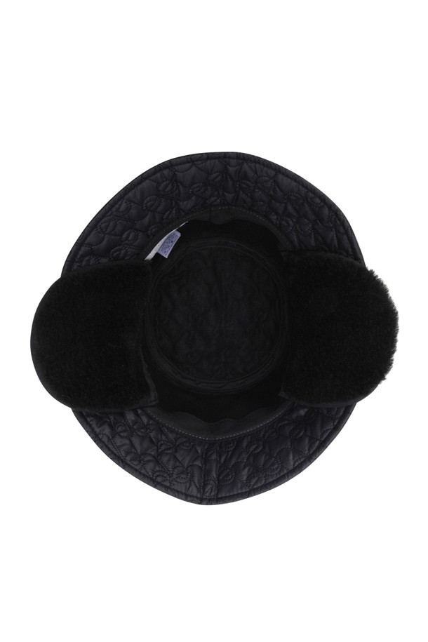 ELORD - 모자 - WOMEN QUILTED BUCKET HAT(Black)