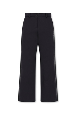 COZY AIR SEMI BOOTSCUT PANTS(Black)