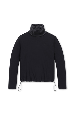 MINK FLEECE HIGHNECK(Black)