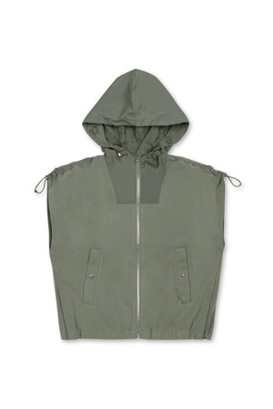 COZY AIR HOODIE VEST(Khaki)