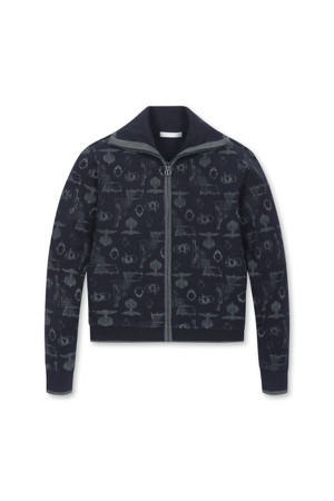 ELORD GALLERY CARDIGAN(Navy)